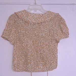 Elodie Sequin Bow Puff Sleeve Top